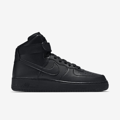 mens black high top nikes